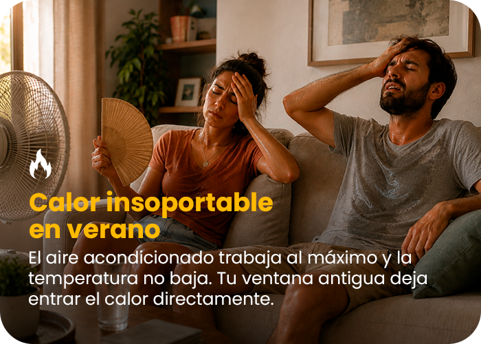 Calor insoportable en verano