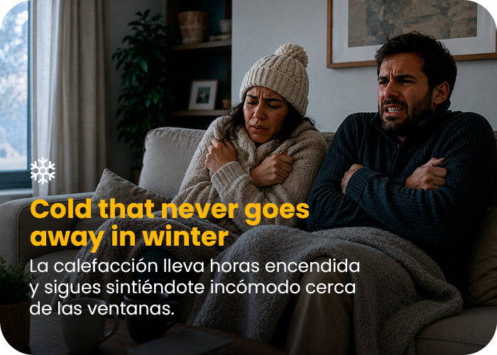 Frío que no desaparece en invierno