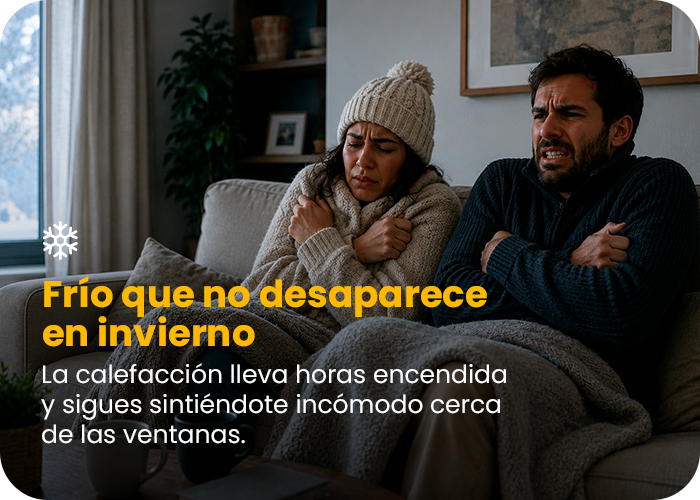 Frío que no desaparece en invierno